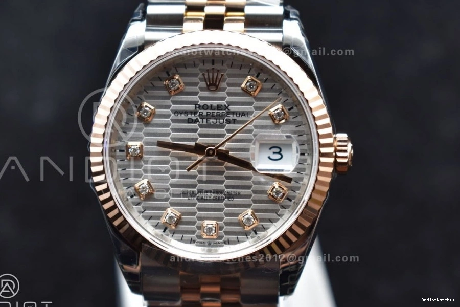 1:1 VS 36 TopPick Bracelet SS 904L DateJust Diamond Dial Jubilee On Silver Edition 563 126234 Markers VSF Best 0301